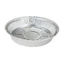 Durable Packaging 9 inch PowerFoil Aluminum 30 Gauge Round Carry-Out Container, 500 count
