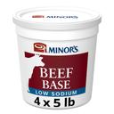 Nestle Minors Low Sodium No Added MSG Beef Base, 5 Pound -- 4 per case.