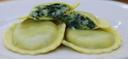 Seviroli Foods Large Round Spinach and Mozzarella Ravioli Pasta, 5 Pound -- 2 per case.