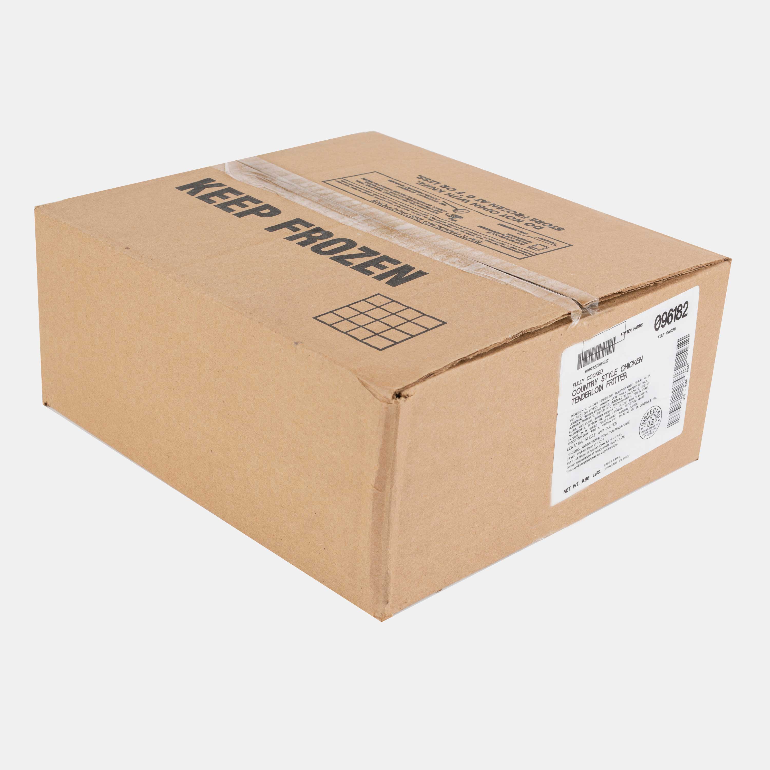 Foster Farms High Sierra Breaded Chicken Tenderloin Fritters -- 2 per case.