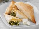 Grecian Delight Cheese and Spinach Pie Appetizer, 3 Ounce -- 64 per case.