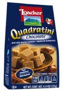 Loacker Quadratini Chocolate Bite Size Wafer Cookie, 4.41 Ounce -- 6 per case