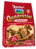 Loacker Quadratini Hazelnut Bite Size Wafer Cookie, 8.82 Ounce -- 6 per case