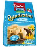 Loacker Quadratini Vanilla Bite Size Wafer Cookie, 8.82 Ounce -- 6 per case