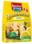 Loacker Quadratini Lemon Bite Size Wafer Cookie, 8.82 Ounce -- 6 per case