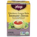 Yogi Organic Elderberry Lemon Balm Immune Plus Stress Tea, 16 tea bags -- 6 per case