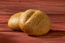 Gonnella Deluxe Egg Hamburger Roll Dough, 2.5 Ounce -- 192 per case.