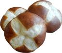 Gonnella Pretzel Sand Roll, 3 Ounce -- 40 per case