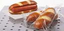 Gonnella Baking Company Pretzel Hot Dog Bun, 2 Ounce -- 56 per case.