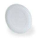 Dixie Uncoated Unprinted 9 inch Paper Plates White -- 1000 per case.