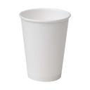 PerfecTouch 8 Ounce Insulated Paper Hot Cup Simply White -- 1000 per case.