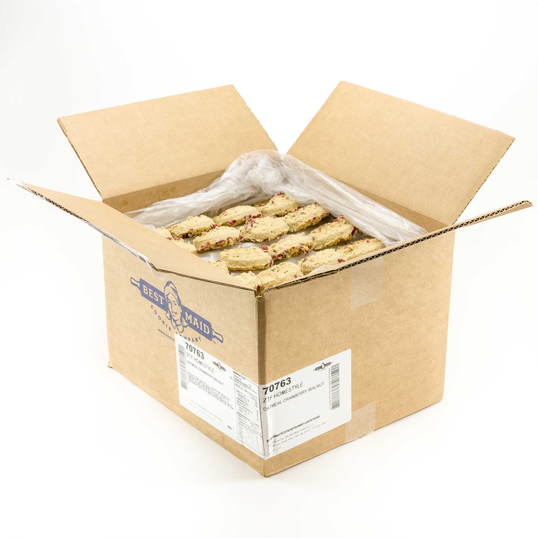 Best Maid Oatmeal Cranberry Walnut Cookie Dough, 2.0 Ounce -- 180 per case.