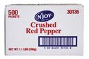 Sugar Foods Red N joy Crushed Red Pepper, 1 Gram -- 500 per case.