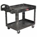 Rubbermaid Medium Black Heavy Duty Utility Cart, 500 Pound Capacity