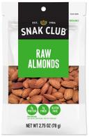 Century Snacks Snak Club Premium Pack Raw Almonds, 2.75 Ounce -- 6 per case