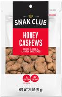 Century Snacks Honey Cashews, 2.5 Ounce -- 6 per case
