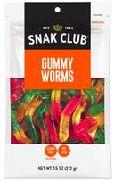 Century Snacks Snak Club Premium Pack Gummy Worms, 7.5 Ounce -- 6 per case