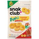 Snak Club Resealable Tajin Mango Rings Gummy Candy, 5 Ounce -- 6 per case