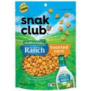 Snak Club Hidden Valley Ranch Toasted Corn Snack, 8.5 Ounce -- 6 per case