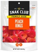 Century Snacks Family Size Peach Rings, 16 Ounce -- 6 per case