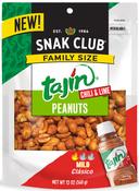 Century Snacks Snak Club Family Size Tajin Classico Peanuts, 12 Ounce -- 6 per case