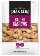 Snack Size Salted Cashews, 1 Ounce Bag -- 12 per case