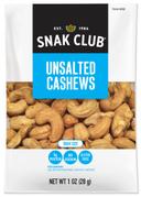 Snack Size Unsalted Cashews, 1 Ounce Bag -- 12 per case