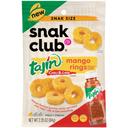 Snak Club Resealable Tajin Mango Rings Gummy Candy, 2.25 Ounce -- 12 per case