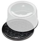D and W Fine Pack 2 3 Layer Cake Display Container, 9 inch -- 80 per case.