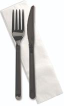 Forum Ebony Fork Knife Napkin -- 250 per case