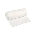 Heritage 40 x 48 inch HDPE Natural 17.00 Mic Coreless Roll Can Liner, 40-45 Gal Capacity -- 250 per case.
