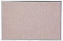 Aarco Clear Satin Anodized Finish Aluminum Frame Designer Quartz Fabric Bulletin Board, 24 inch Height x 36 inch Width