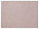 Aarco Clear Satin Anodized Finish Aluminum Frame Designer Quartz Fabric Bulletin Board, 36 inch Height x 48 inch Width