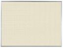 Aarco Clear Satin Anodized Aluminum Frame Burlap Weave Putty Vinyl Bulletin Board, 36 inch Height x 48 inch Width