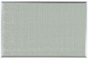 Aarco Clear Satin Anodized Aluminum Frame Burlap Weave Shale Vinyl Bulletin Board 24 inch Height x 36 inch Width