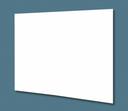 Aarco ClearVision Z-Bar Mounting 6 mm Magnetic Glass Markerboard, 48 inch Height x 48 inch Width