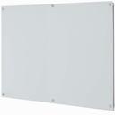 Aarco ClearVision 3 mm Magnetic Glass Markerboard, 48 inch Height x 60 inch Width