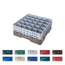 Cambro Camrack Soft Gray 25 Compartment 4-In-1 Full Size Glass Rack