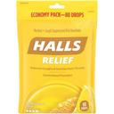 Halls Menthol Lyptus Honey Lemon Cough Drops, 80 count -- 12 per case