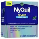 Vicks Nyquil Severe Max Strength Cold and Flu Liquid Caps - 2 per pack -- 384 packs per case