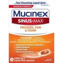 Mucinex Sinus Max Maximum Strength Liquid Gels, 16 count -- 24 per case