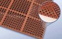Cactus Mat Tuffdeck Red Rubber Mat, 3 x 2 inch -- 2 per case.