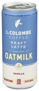 La Colombe Vanilla Oatmilk Draft Latte, 9 Ounce -- 12 per case