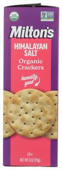 Miltons Organic Himalayan Salt Cracker, 6 Ounce -- 8 per case