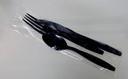 WNA Deluxe Black Wrapped 3 Piece Cutlery -- 250 per case.