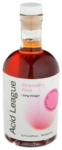 Acid League Strawberry Rose Living Vinegar, 12.7 Fluid Ounce -- 6 per case