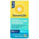 RenewLife Ultimate Flora Ultimate Care Probiotic 150 Billion Capsule, 30 Vegetarian Capsules -- 6 per case