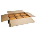 HC Brill Uniced Yellow Layer Cake, 8 inch -- 24 per case.