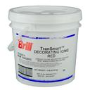 Brill Red Transmart Decorating Icing, 14 Pound Pail.