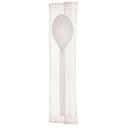 Ecosense 7 inch Individually Wrapped White PSM Spoon, 750 count